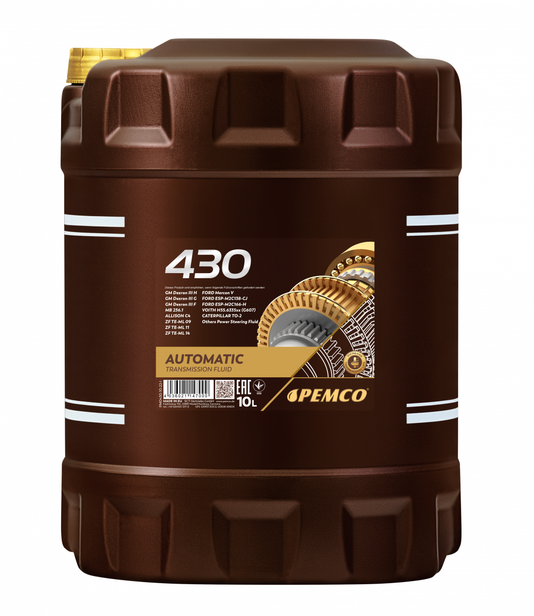 PEMCO 430 ATF DIII Трансмісійна олива для спецтехніки, 20 л